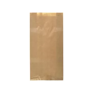 Sac boulangerie (3) bio kraft brun 170/35x350mm (9B01)